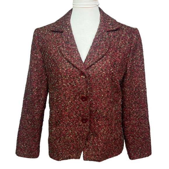 Coldwater Creek Marled Tweed Blazer - Picture 1 of 4
